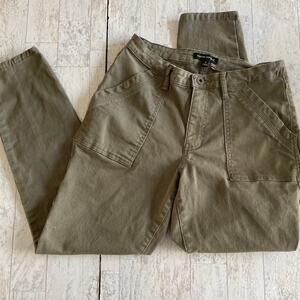 Banana Republic Utility Pants Womens 6 Olive Green